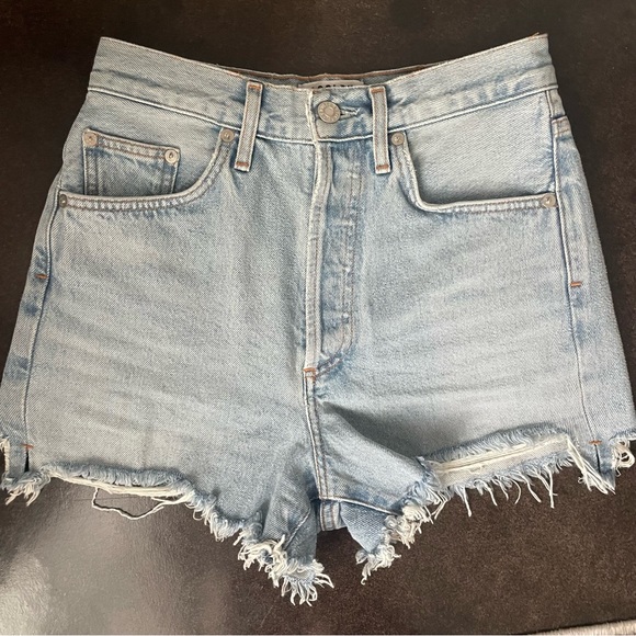 AGOLDE Women's Dee Vintage High Rise Shorts - Size 25 - Picture 8 of 12